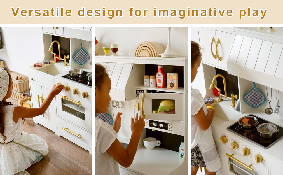 kids play kitchen toy kitchen set Toddler Kitchen wooden kitchen