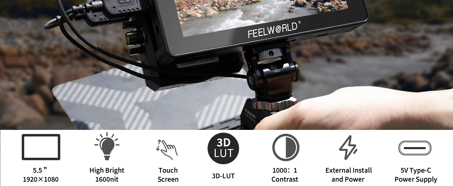 external camera monitor, 4k camera monitor
