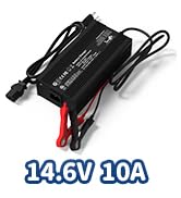 Timeusb 4 Pack 12V 140Ah LiFePO4 Battery, Built-in 100A BMS with Low Temp Cut Off, Up to 15000 Cy...