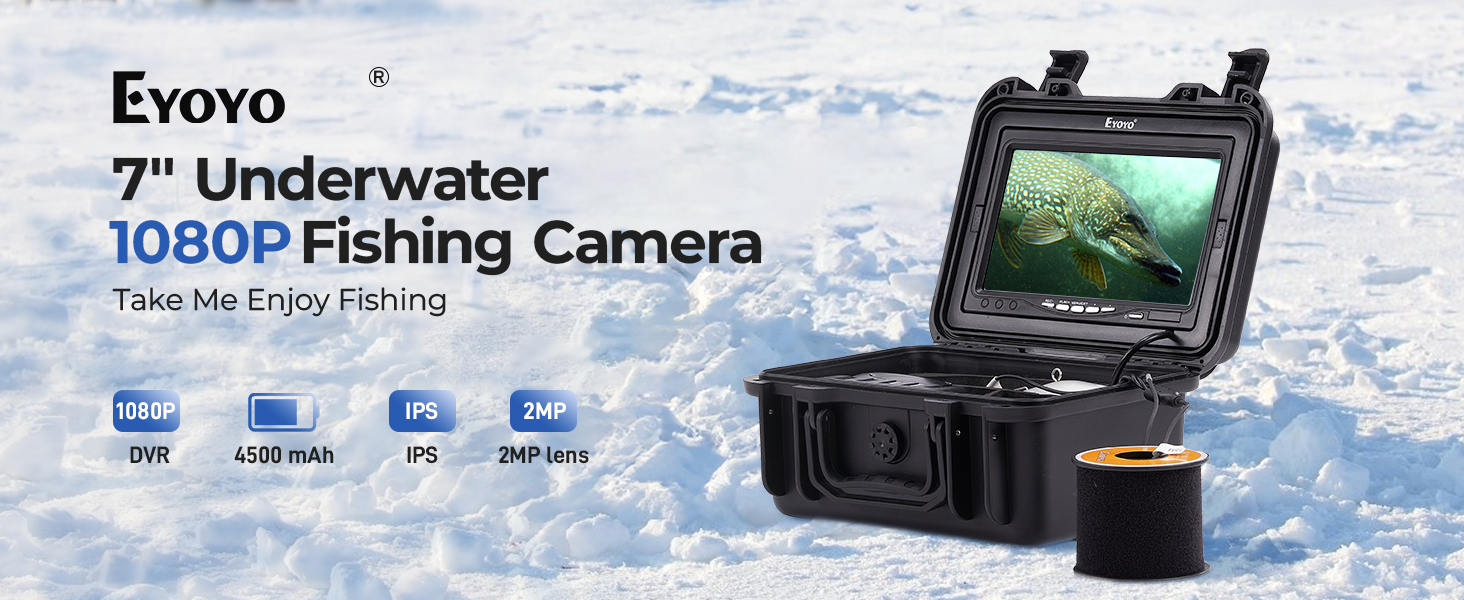 7 inch 1080p fishing camera
