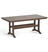Patio Dining Table-Gray(Square)