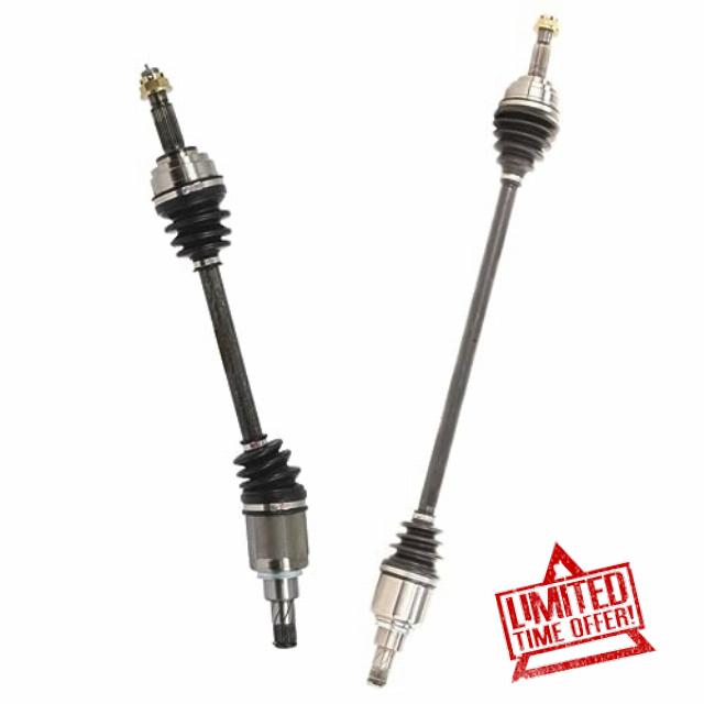 AutoShack DSK2297PR Pair of 2 Front CV Axle Drive Shaft Assembly Driver and Passenger Side Replacement for 2012 2013 2014 2015 2016 2017 2018 Nissan Versa 2014-2018 Versa Note 1.6L FWD