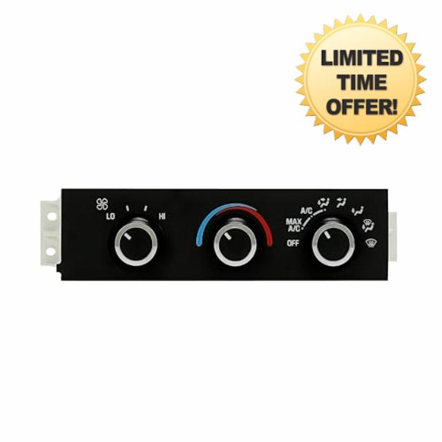 FITIPICI Front A/C Heater Climate Control Module Compatible with Select Chevrolet/GMC Models Replace# 599-217