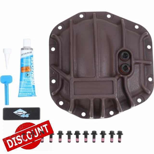 Spicer 10332154 Nodular Iron Rear Dana 44 AdvanTEK Differential Cover Compatible with Select Wrangler JL - Primed