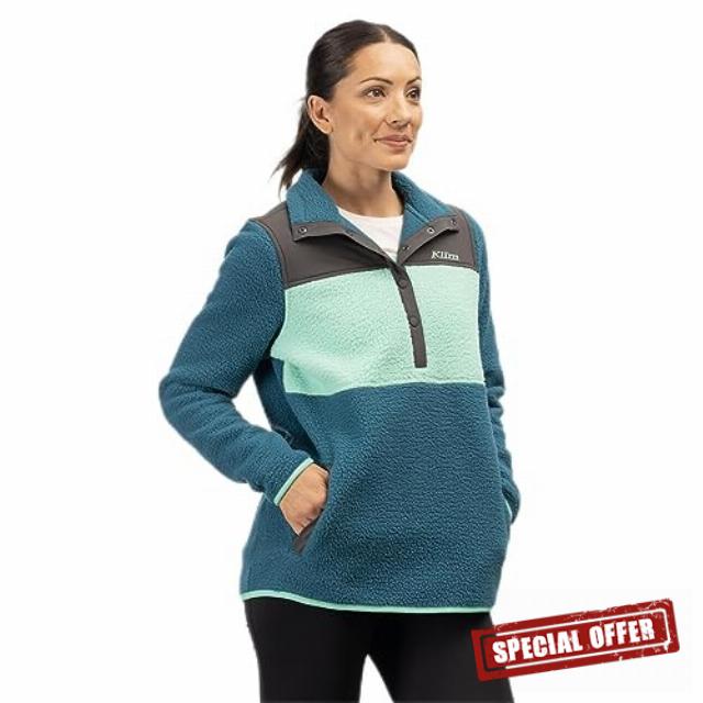 KLIM Women's High Pile Mountain Fleece Pullover