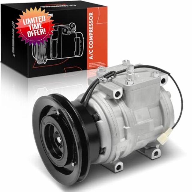 A-Premium Air Conditioner AC Compressor with Clutch Compatible with Mitsubishi Montero 1994-2000