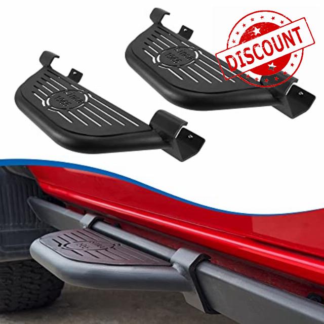 Side Steps for Ford Bronco 2021 2022 2023 2024 2-Door 4-Door with OEM Rack Rails