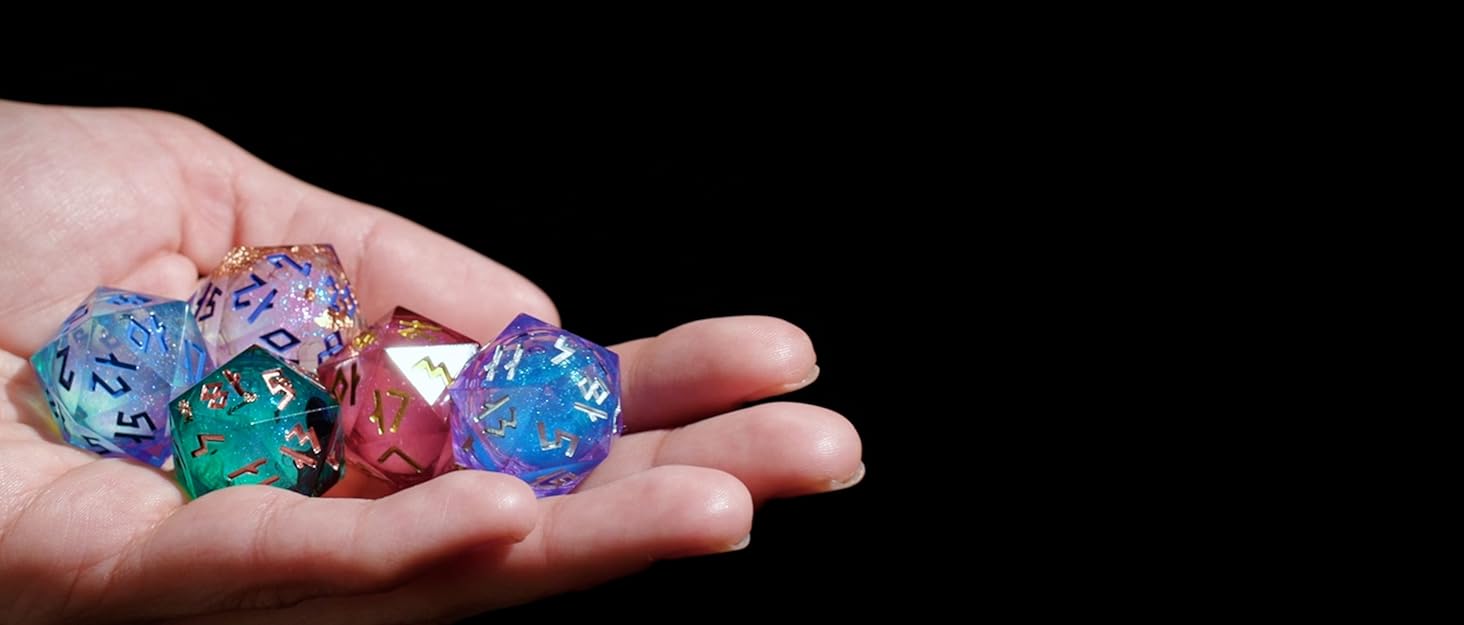 liquid core dnd dice set