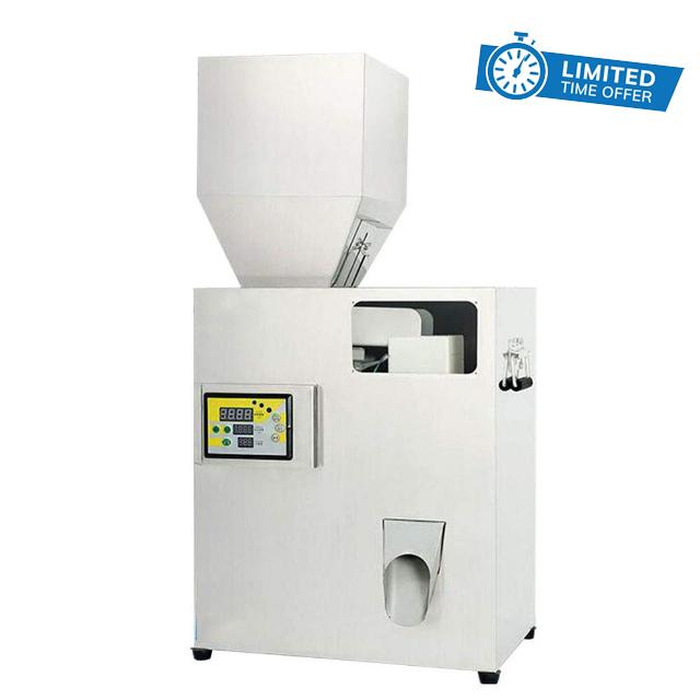 TECHTONGDA Powder Filling Machine Automatic Particle Weighing Filling Machine 10-500g for Seeds Peanuts Cashews Soya Tea Powder