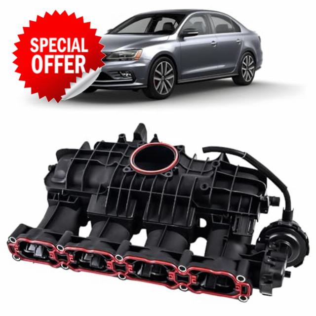 loosoo Engine Intake Manifold Compatible with VW Jetta/Beetle/Passat/Golf/SportWagen 1.8L 2.0L 2013-2019