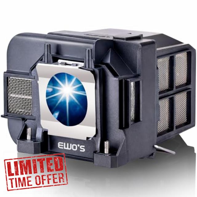 ELP77 Replacement Projector Lamp for ELPLP77 Epson Powerlite 1975W 1980WU 1985WU 4650 4750W 4770W 4855WU G5910 HC 1440 PC 1985 EB-1970W 4550 4855WU H543C H544C V13h010l77 Lamp Bulb Replacement