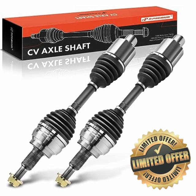 A-Premium Pair (2) Front CV Axle Shaft Assembly Compatible with Dodge Ram 1500 2002-2010 & Ram 1500 2011