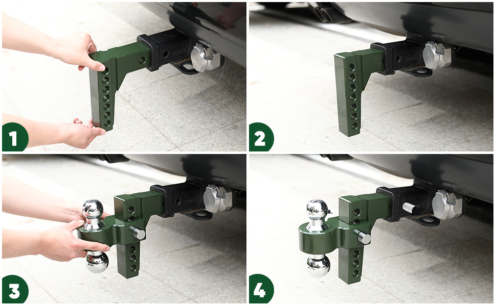 drop hitch 2 inch receiver heavy duty