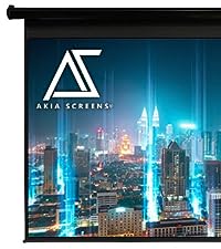 Akia electric motorized wall ceiling remote control drop dwon front projector screen
