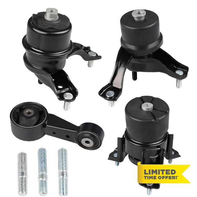 JDMON 4Pcs Engine Mount Trans Motor Replacement for Toyota Avalon 3.5L Auto Trans 2005 2006 2007 Compatible with A4239HY