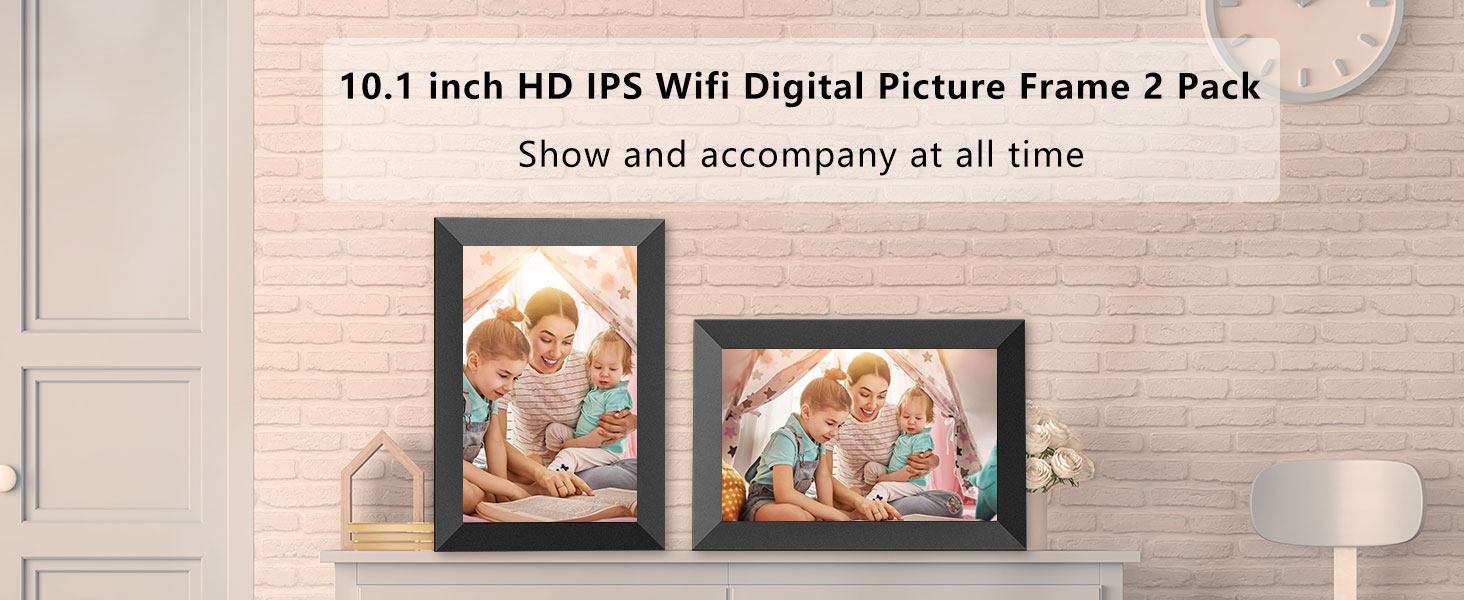 2PCS Digital Picture Frame