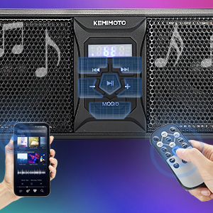 kemimoto utv sound bar