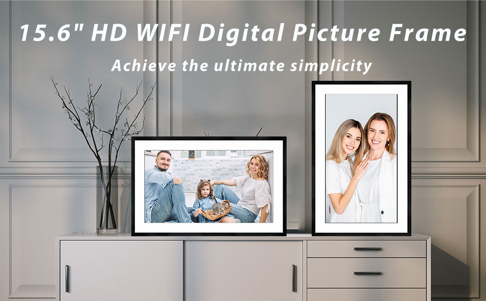 15.6 inch digital picture frame