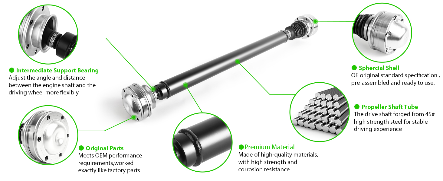 Driveshaft Assembly Compatible with Jeep Commander&Grand Cherokee