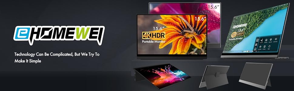 ehomewei portable monitor