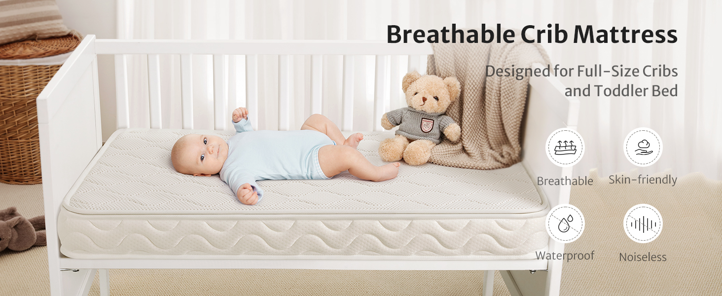 breathable crib mattress