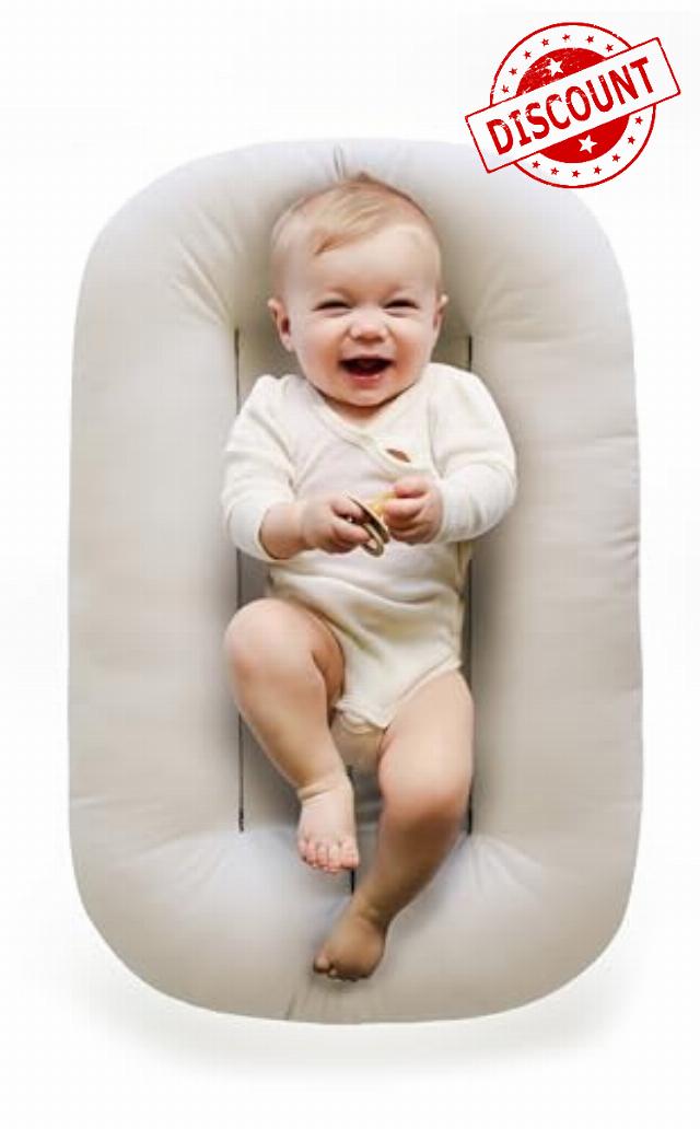 Snuggle Me Organic | Baby Lounger + Place Space | Newborn Essentials