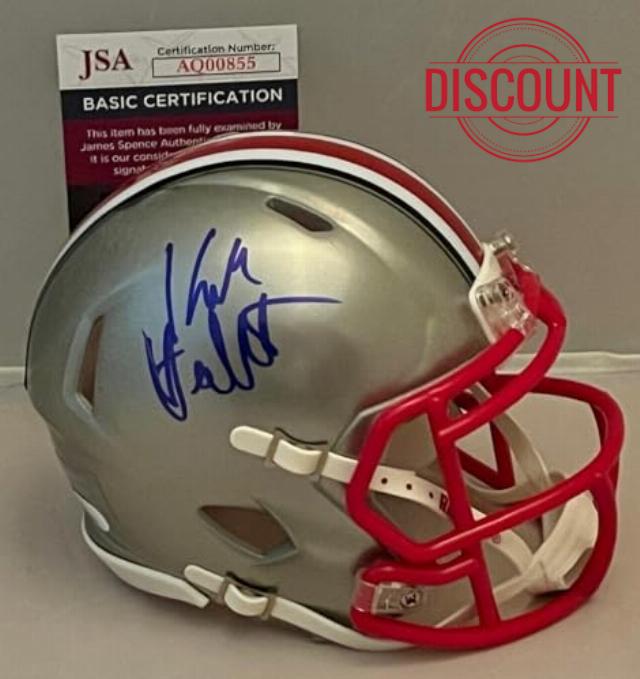 Kirk Herbstreit signed Ohio State Buckeyes Flash mini helmet autographed JSA - Autographed College Mini Helmets