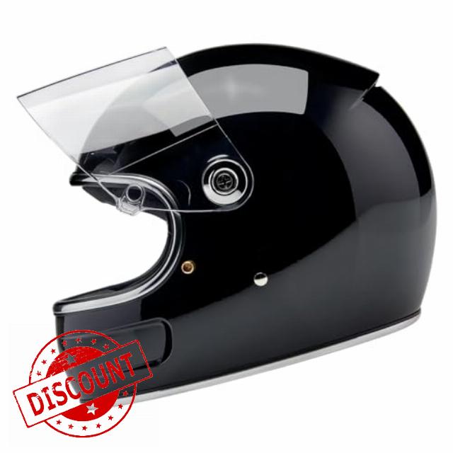 Biltwell Gringo SV ECE R22.06 Motorcycle Helmet Gloss Black