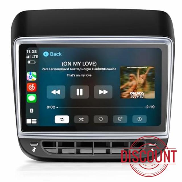 Hinine Rear Display Screen for Tesla Model 3&Y 2017-2023 Entertainment Display 7.2 inch IPS Touchscreen with Carplay&Android