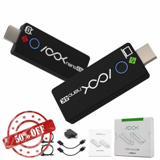RGBlink Wireless HDMI Transmitter and Receiver 4K Kit