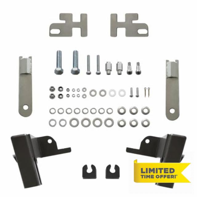 FridayParts Brackets Set for Volvo VN/VNL 2004-2017 Front Bumper Deer Guard