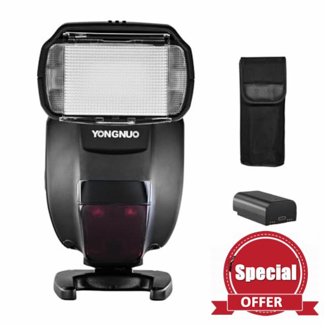 YONGNUO GN60 Wireless Manual Flash Speedlite YN730 with 2000mAh Lithium Battery