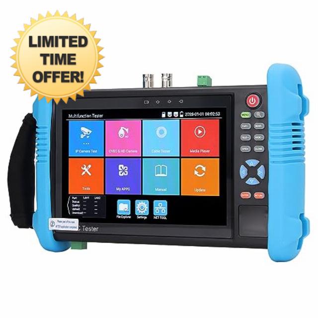 CCTV Tester for Up to 8MP TVI CVI AHD