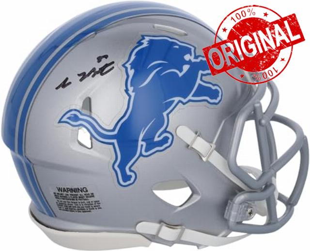Sam LaPorta Detroit Lions Autographed Speed Mini Helmet - Autographed NFL Mini Helmets