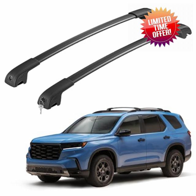 HmmtyRack Car Roof Rack Cross Bars for Honda 2023-2024 Pilot Sport/TRAILSPORT/Touring/Elite with Anti-Theft Lock