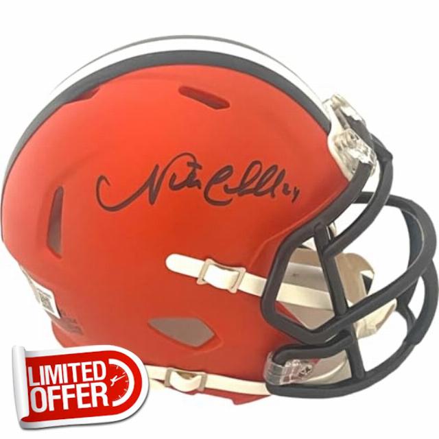 Nick Chubb Signed Cleveland Browns Mini Helmet Beckett