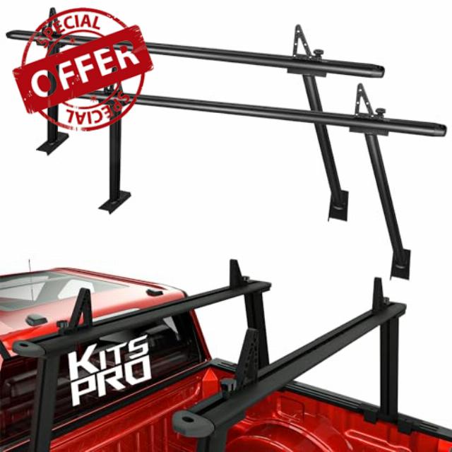 KitsPro 800lb Truck Bed Rack for Ford F-150 F-250 F-350 Super Duty