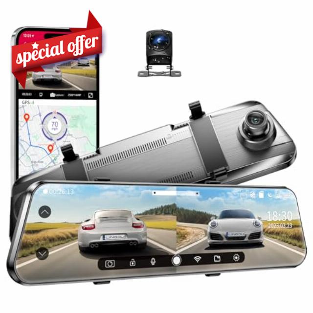 LINGDU LD2K Rear View Mirror Camera WiFi