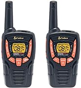 Cobra CXT195 3P - Compact Walkie Talkies for Adults - Rechargeable, Lightweight, 22 Channels, 16-...