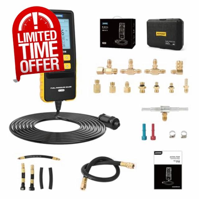 Fuel Injection Pressure Tester Kit Gauge Automotive