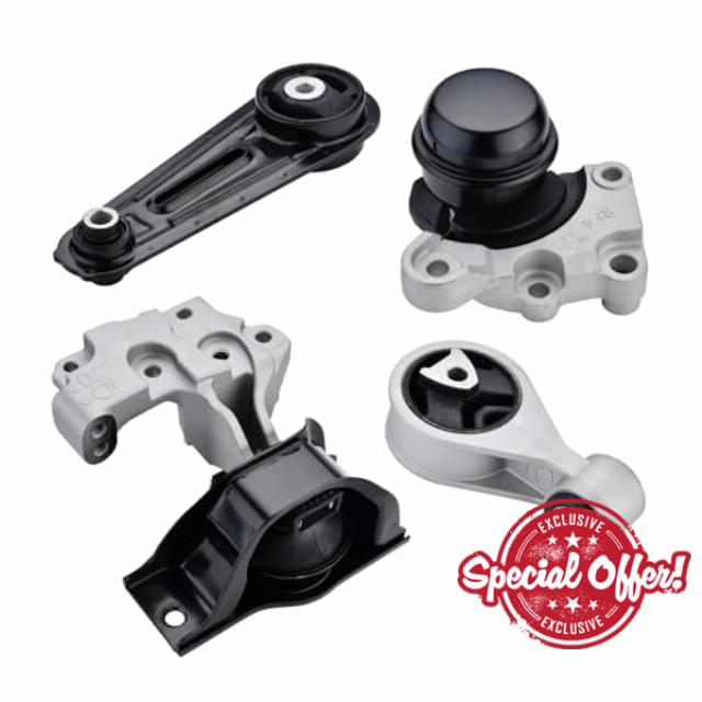 Arokzn 4Pcs Engine Motor Mount & Trans Mount Replacement for 2008-2013 Nissan Rogue 2.5L丨2014-2015 Rogue Select 2.5L Repalces #A7370 A7384 A4351 A4352