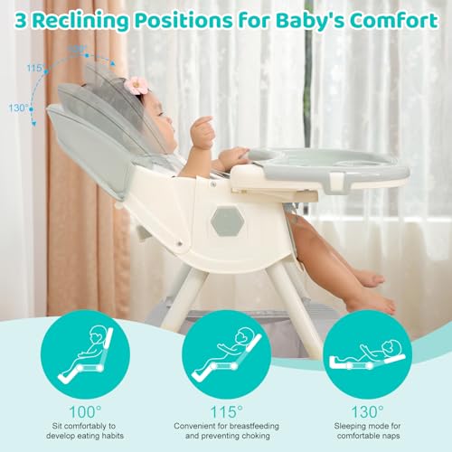 3-in-1 High Chairs for Babies and Toddlers