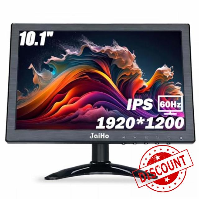 JaiHo 10.1 Inch Small IPS Monitor 1920×1200 Resolution 60Hz HD Display Screen