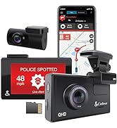 Cobra Smart Dash Cam (SC 100) - Full HD 1080P Resolution, Built-in WiFi & GPS, 140 Degree View, L...