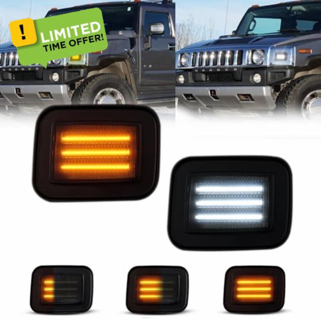 Jerezmot Switchback LED Side Marker DRL Parking Light
