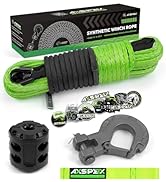 AXSIPEIX Synthetic Winch Rope Kit, 3/16