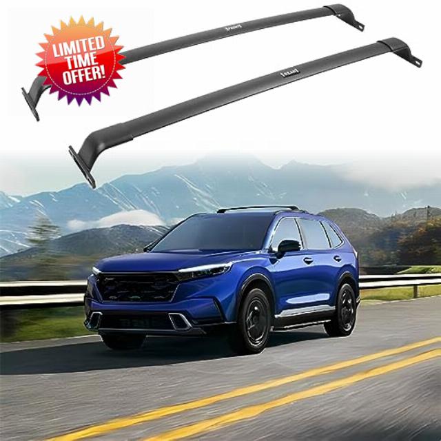 Roof Rack Cross Bars Fit for 2023 2024 Honda CR-V CRV & CRV Hybrid Cargo Carrier Crossbar Rooftop Accessories with Side Rails