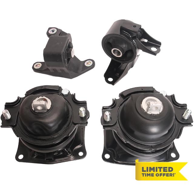 Engine Motor and Transmission Mount Set of 4