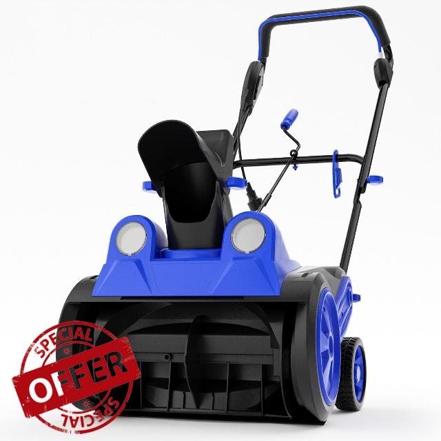 Electric Snow Blower Snow Thrower with 180° Rotatable Chute & Folding Handle for Yard Driveway Have 50FT Corded Power 18 x 10 Inch Clearing Path 30 Feet Throwing Distance