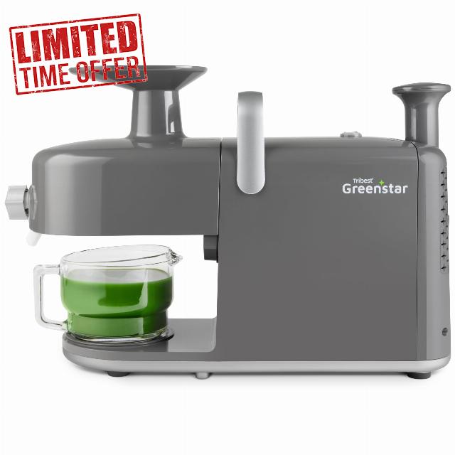 Tribest Greenstar 5 GS5 All Stainless Steel Twin Gear Cold Press Masticating Juicer with Easy Clean Housing